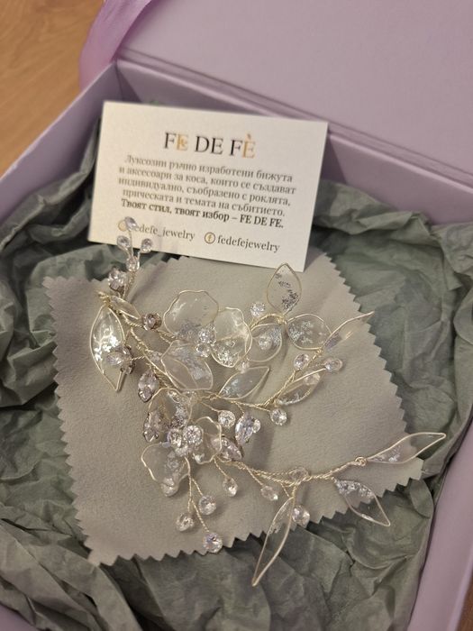 Намален: Сватбен/булчински аксесоар за коса на FE DE FE Jewelr (Сн