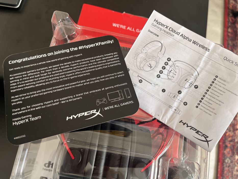 HyperX Alpha безжични слушалки