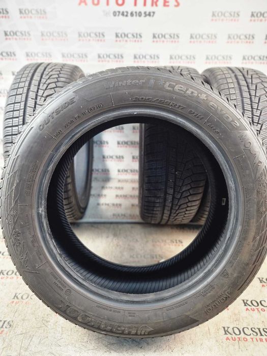 Anvelope second hand iarna m+s 205 55 17 Hankook
