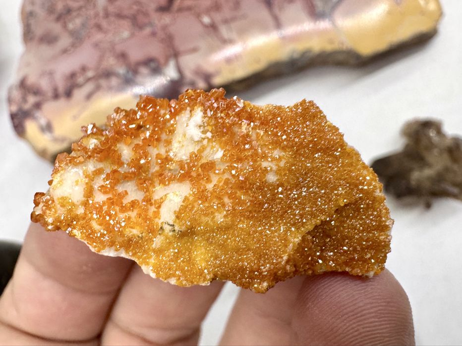 Колекция от 7 Минерала- Кварц,Флуорит,Мокаит,Вивианит,Септария,Галенит