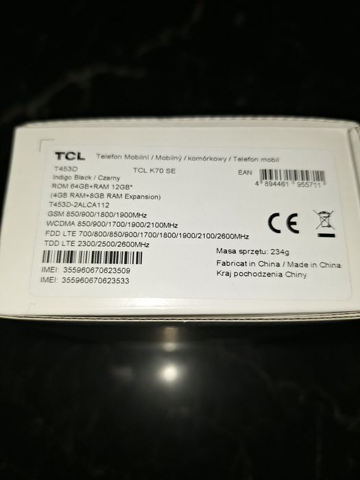 Telefon mobil TCL K70 SE 64GB