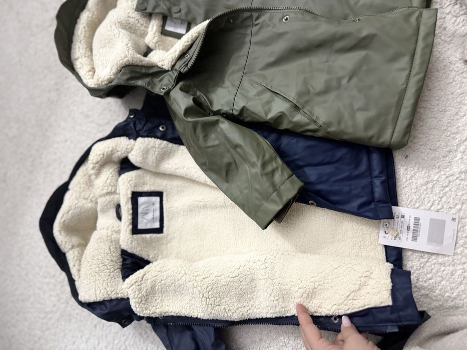 Jachete imblanite si impermeabile-Zara