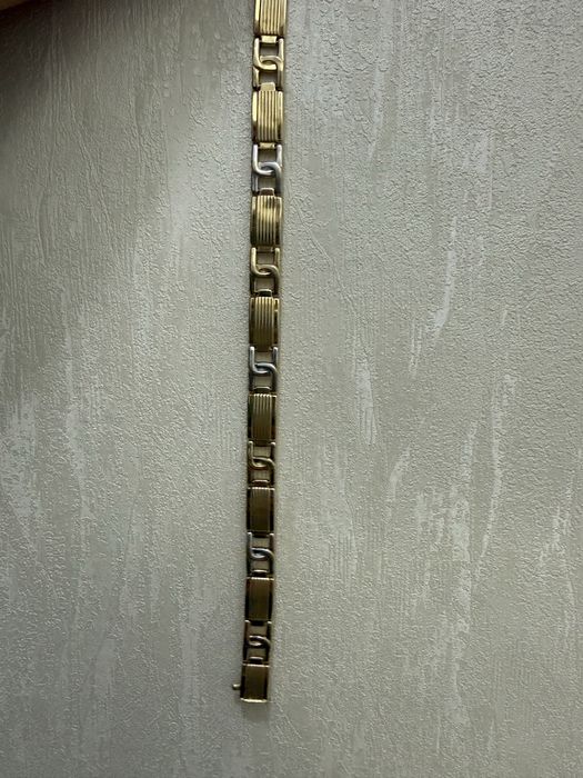 Bratara Aur 14k  aur galben cu aur alb