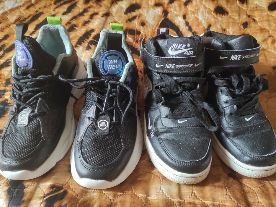 Кроссовки и ботинки на мальчика 35р