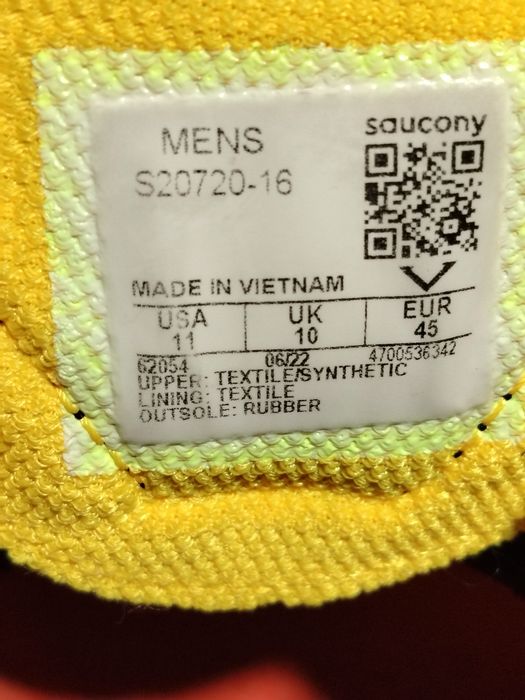 SAUCONY Tempus adidași alergare, mărimea 45, interior 29 cm