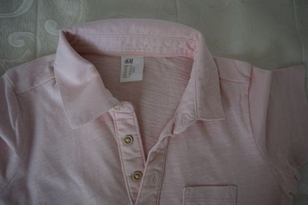 Tricou de vara ptr. baieti 2-3 ani H&M culoare roz deschis