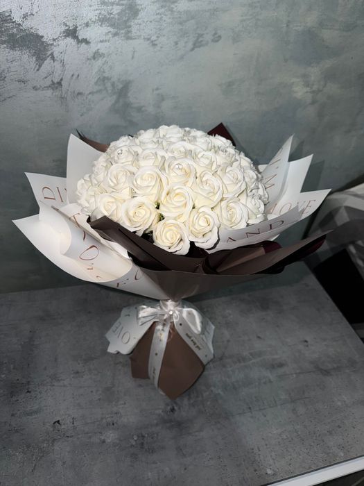 Buchet trandafiri din sapun