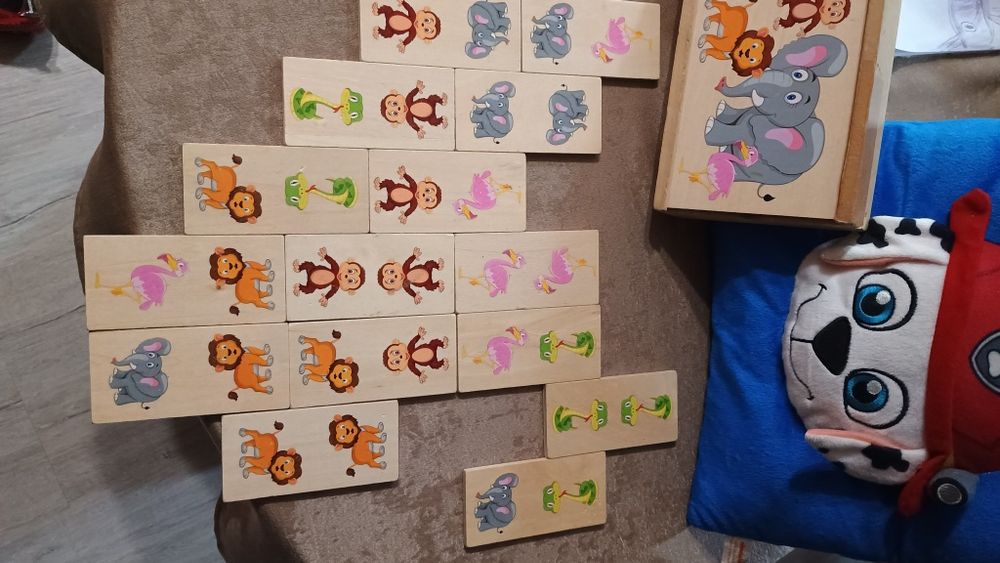 Сет дървени играчки