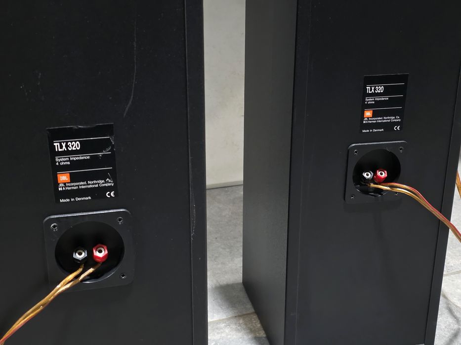 Boxe de podea JBL TLX-320, 3 cai, Black, hifi stereo retro