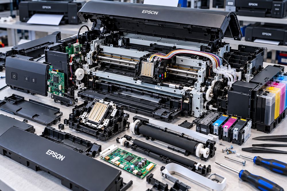 Ремонт принтеров Epson, Canon, HP