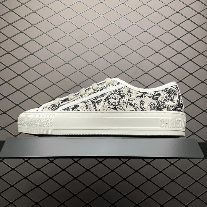 CD Walk'n'Dior Sneaker "Black/White Toile de Jouy"
