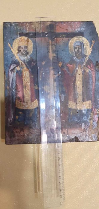 Icoană Sfinții Constantin și Elena - 1858