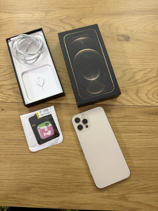 Бартер iPhone 12 Pro  128gb gold 100%