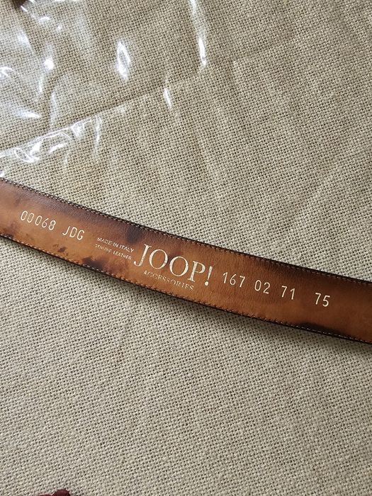 Кожаный ремень бренд Joop. Италия