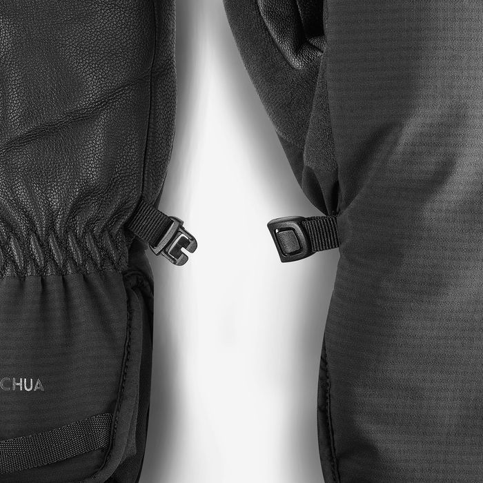 Mănuși călduroase schi Ski500 Negru - produs resigilat Decathlon