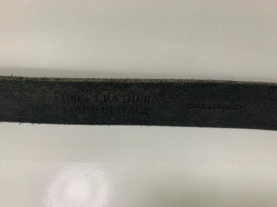 Чисто нов колан  от естествена кожа DSQUARED Icon дължина 115см