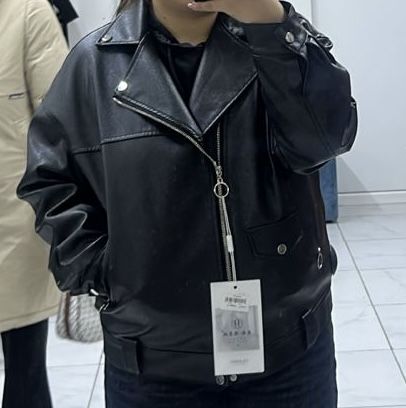 Кожаные куртка XL рр