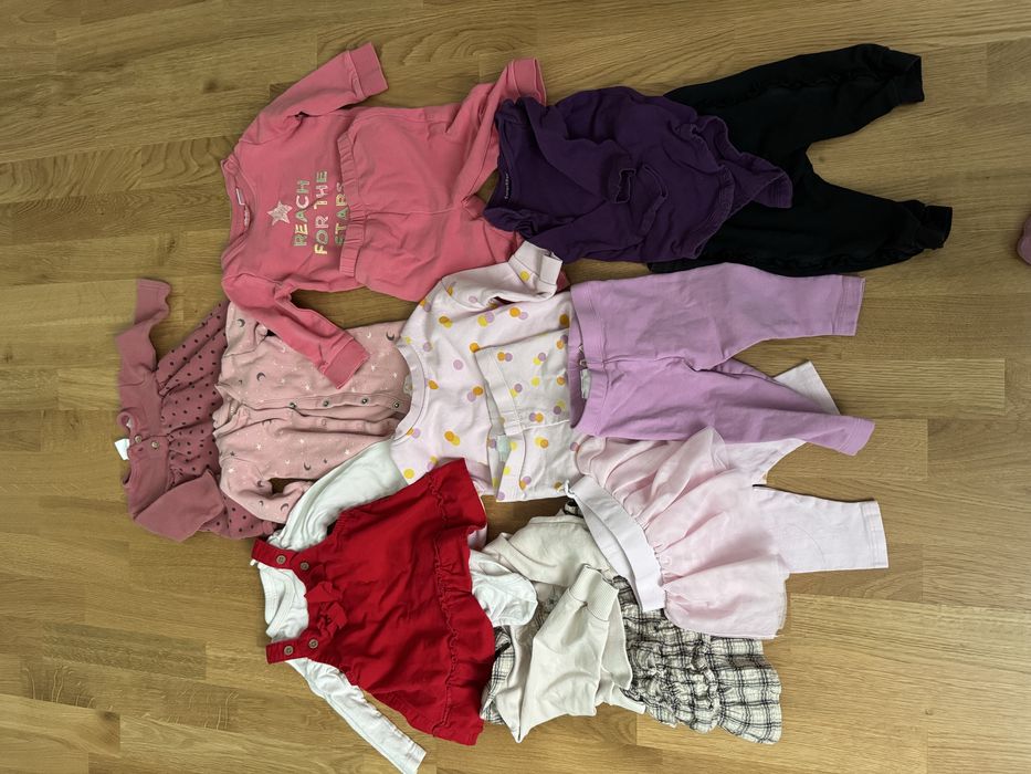 Лот дрехи  момиче 62/68