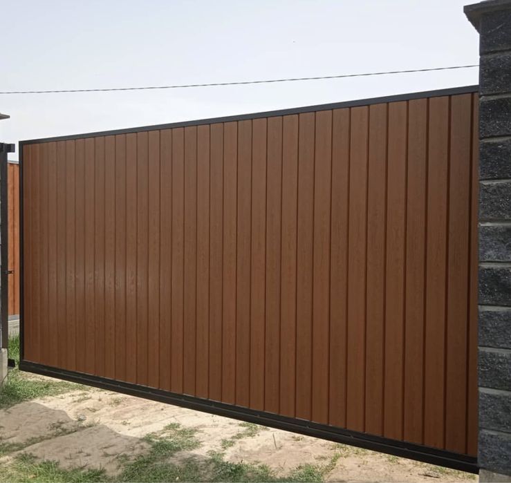 Откатные ворота под ключ