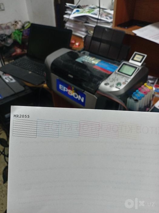 Epson 320 juda tezkor 6 ta rangli printer zaprafka tola ishga tayyor