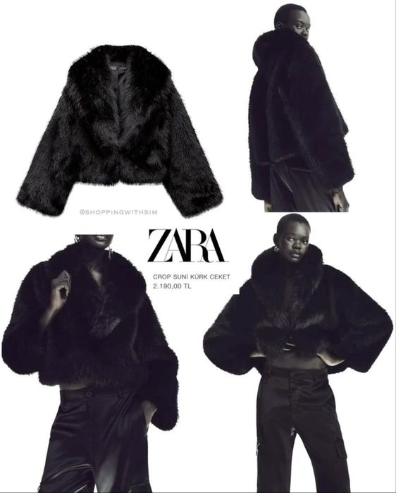 Шуба Zara, М размер