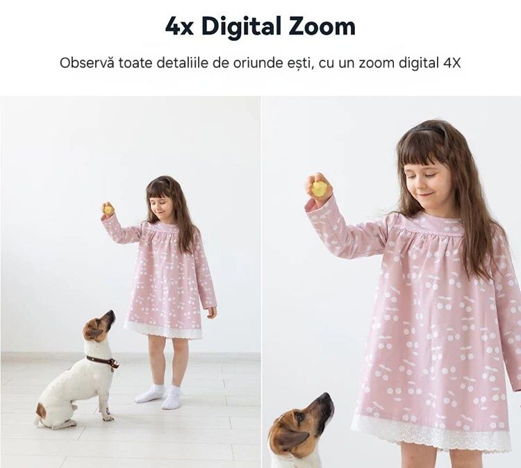 Cameră IP WiFi HD. Monitor bebe/animale. Video+Audio. Urmărire mișcare