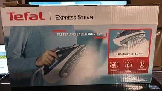 Fier de calcat TEFAL Express Steam FV2839E0, 2400W, 185g/min