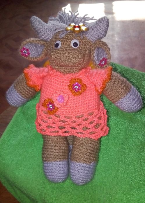 Корова мягкая игрушка