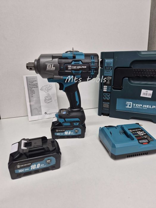 Pistol de impact 3/4" TOP HELPER DK-5804 2100Nm 2 acumulatori