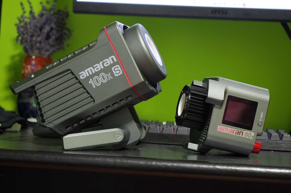 Lămpi LED Aputure Amaran 60x si 100x S Bi-color