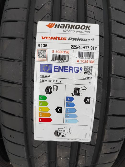 Нови гуми Hankook 225/45/17 Ventus Prime 4