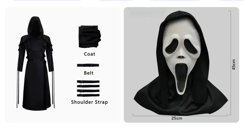 Косплей крика Ghostface
