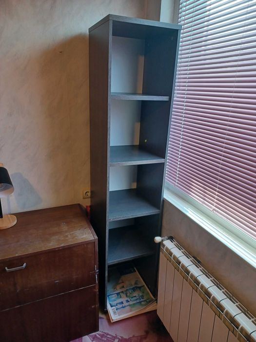 етажерка пдч, цвят скандинавски дъб, размери 186х40х40 см.