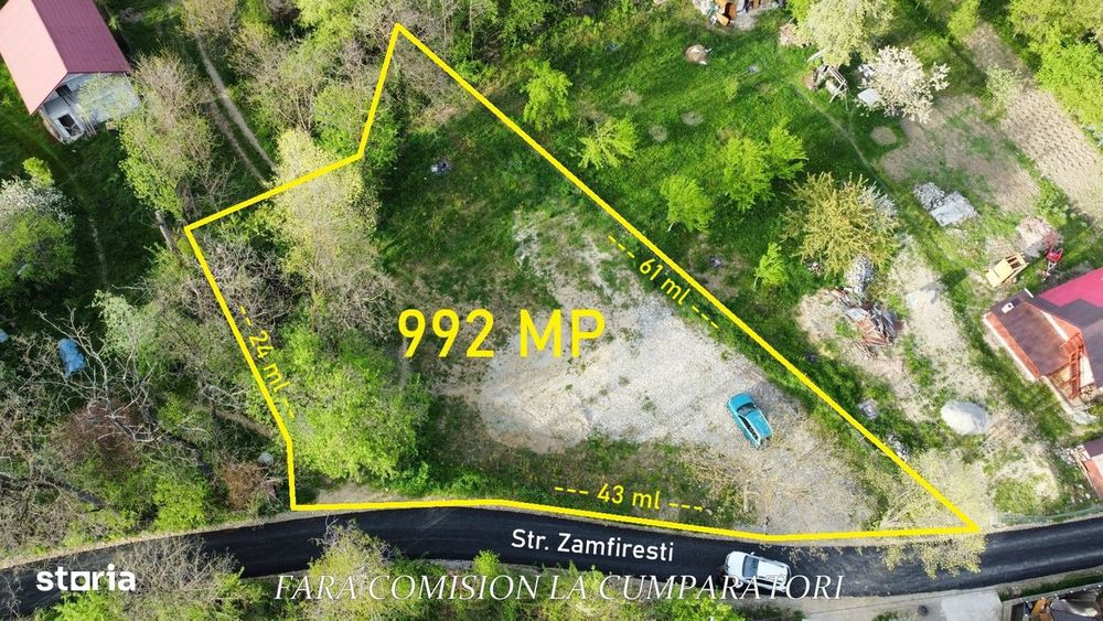 Teren 992 Mp, Langa Statiunea  Baile Olanesti