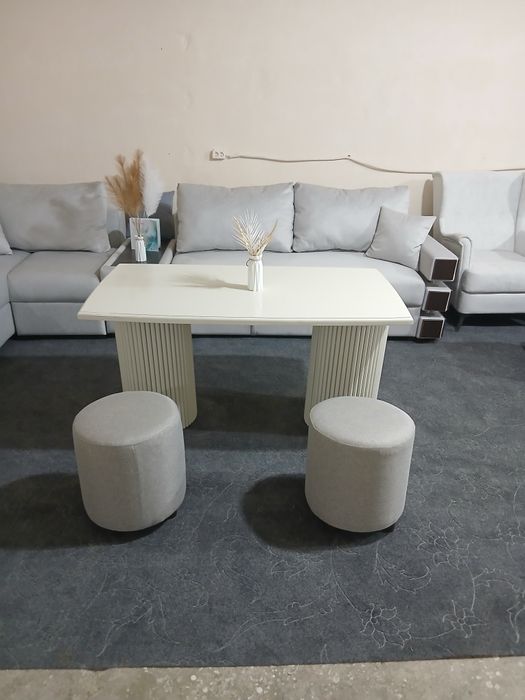Стол обеденный 150×80 крашеный