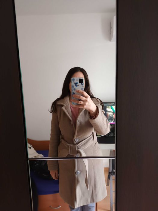 Суитчър Gucci черен,Палто вълна Elizabeth S размер+подаръкдрехи,oбувки