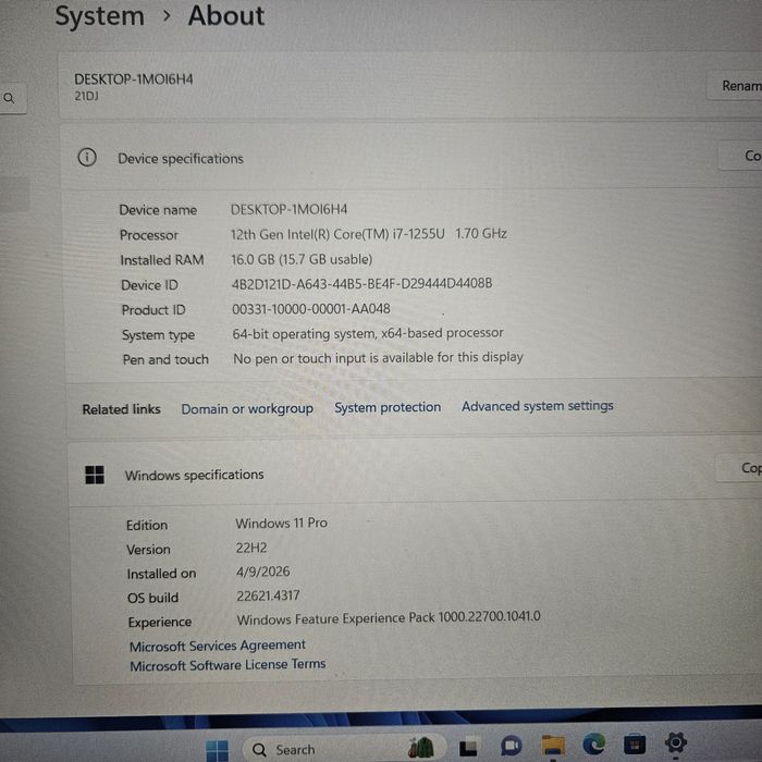 Lenovo ThinkBook i7-1255 512/16GB Zeus Amanet Vitan  5280