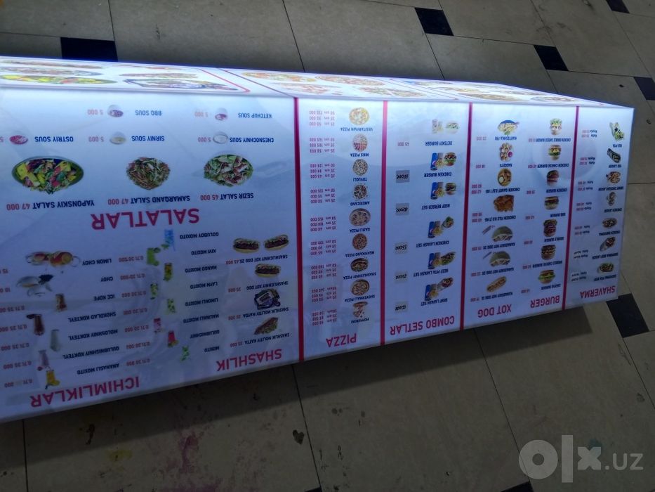 Наружная реклама для fast food бизнеса
