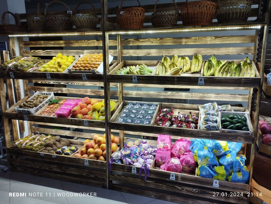 Овощная полка на заказ. Быстро!