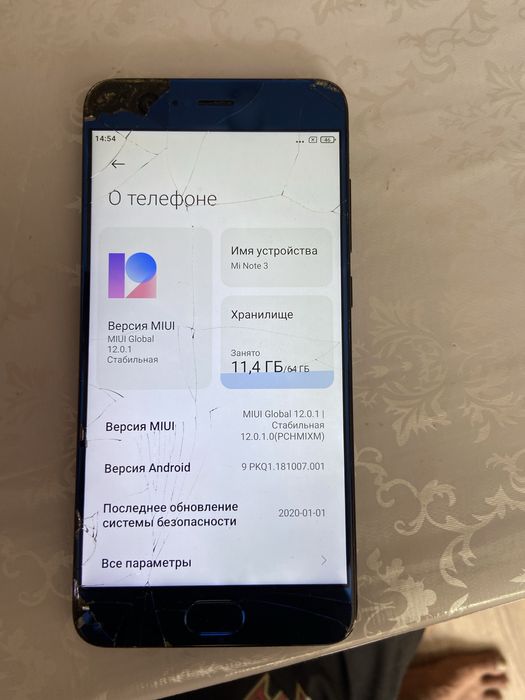 Продам телефон Xiaomi Mi note 3