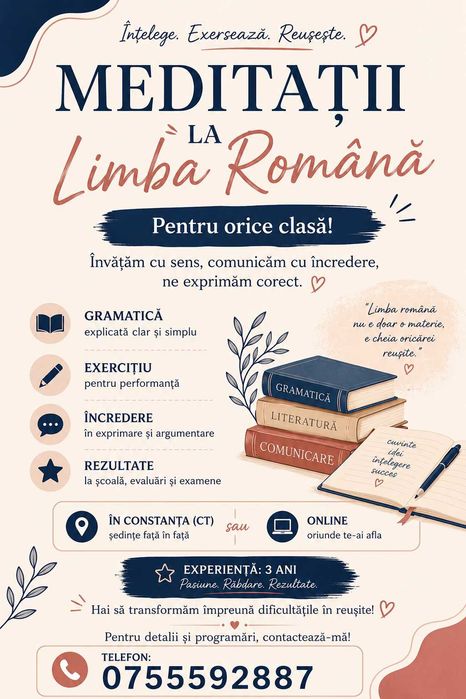 Meditații la limba română