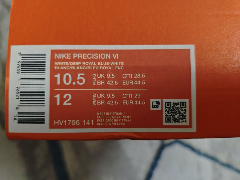 Nike Precision IV "White Royal Blue"