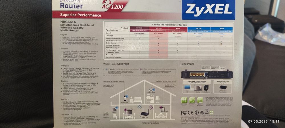 Рутер Zyxel NBG6616