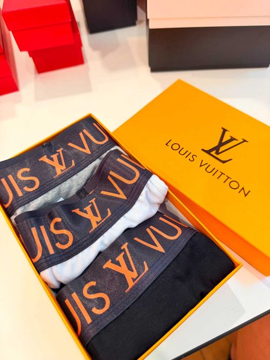 Boxeri Louis Vuitton negri mărimea L