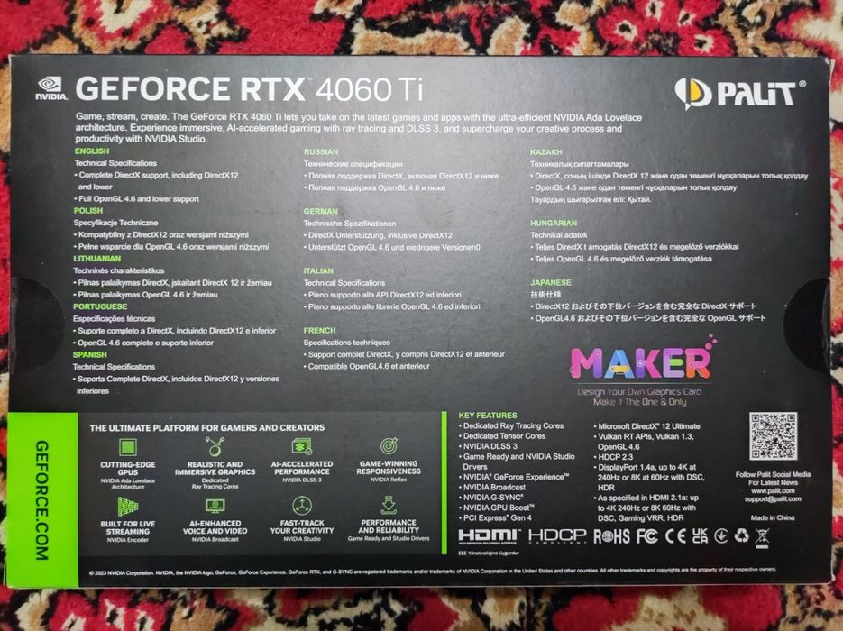 RTX 4060 TI с гарантией