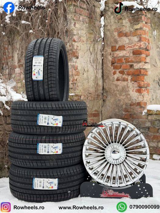 Jante Mercedes 19 R19 W222 W221 W212 W204 W205 W214 W223 anvelope vara/iarna 245-40-19-275-35-19 sau alte dimensiuni recomandate de producator roti mercedes 19 Chrome