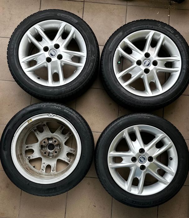 Vând Set Jante Aliaj FIAT R15 + Anvelope Kormoran 185/55 R15 - Stare Foarte Buna