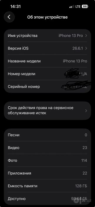 iPhone 13 Pro ideal 84% radnoy