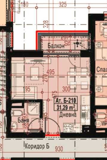 Продава се Едностаен апартамент в София, Малинова долина - 36 кв.м за 2278 €/кв.м - Снимка #6