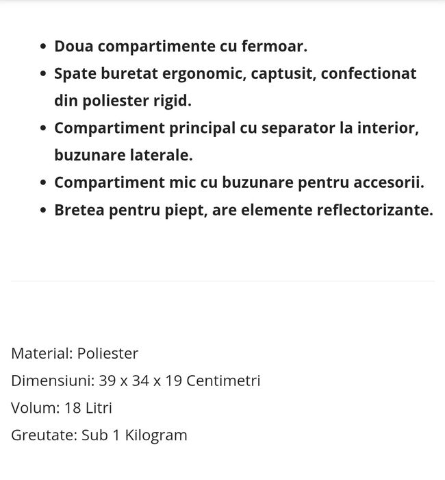 Ghiozda/Rucsac  Herlitz ergonomic